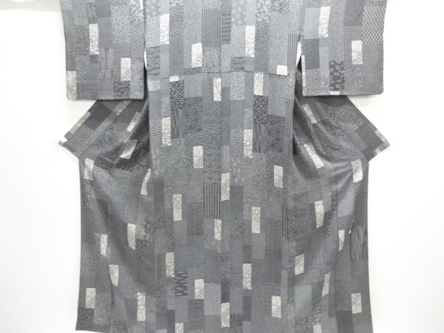 JAPANESE KIMONO / EDO KOMON / FLOWER CLASSICAL PATTERN / ARTIST WORK